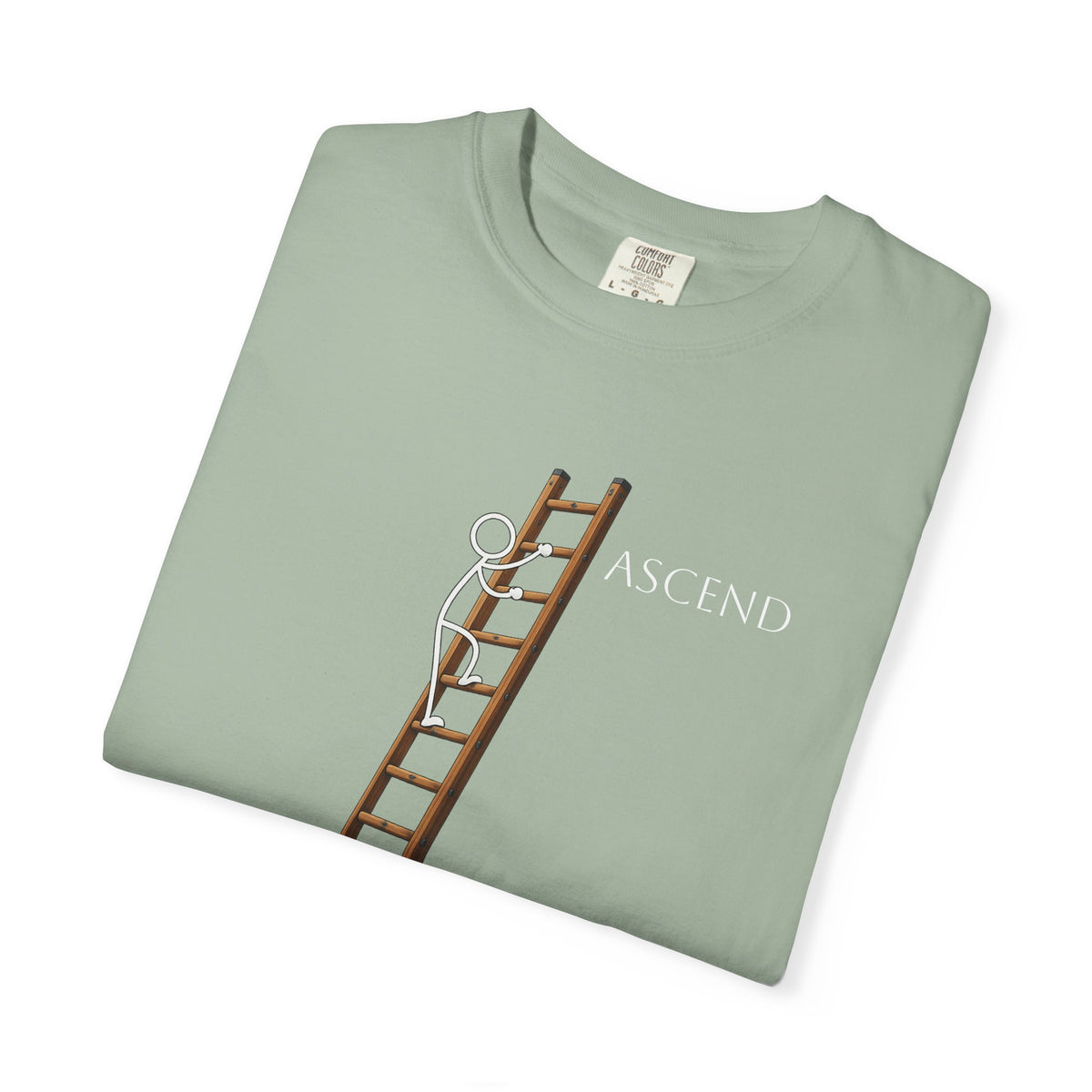 Ascend Ladder Graphic T-Shirt — Motivational Climbing Tee