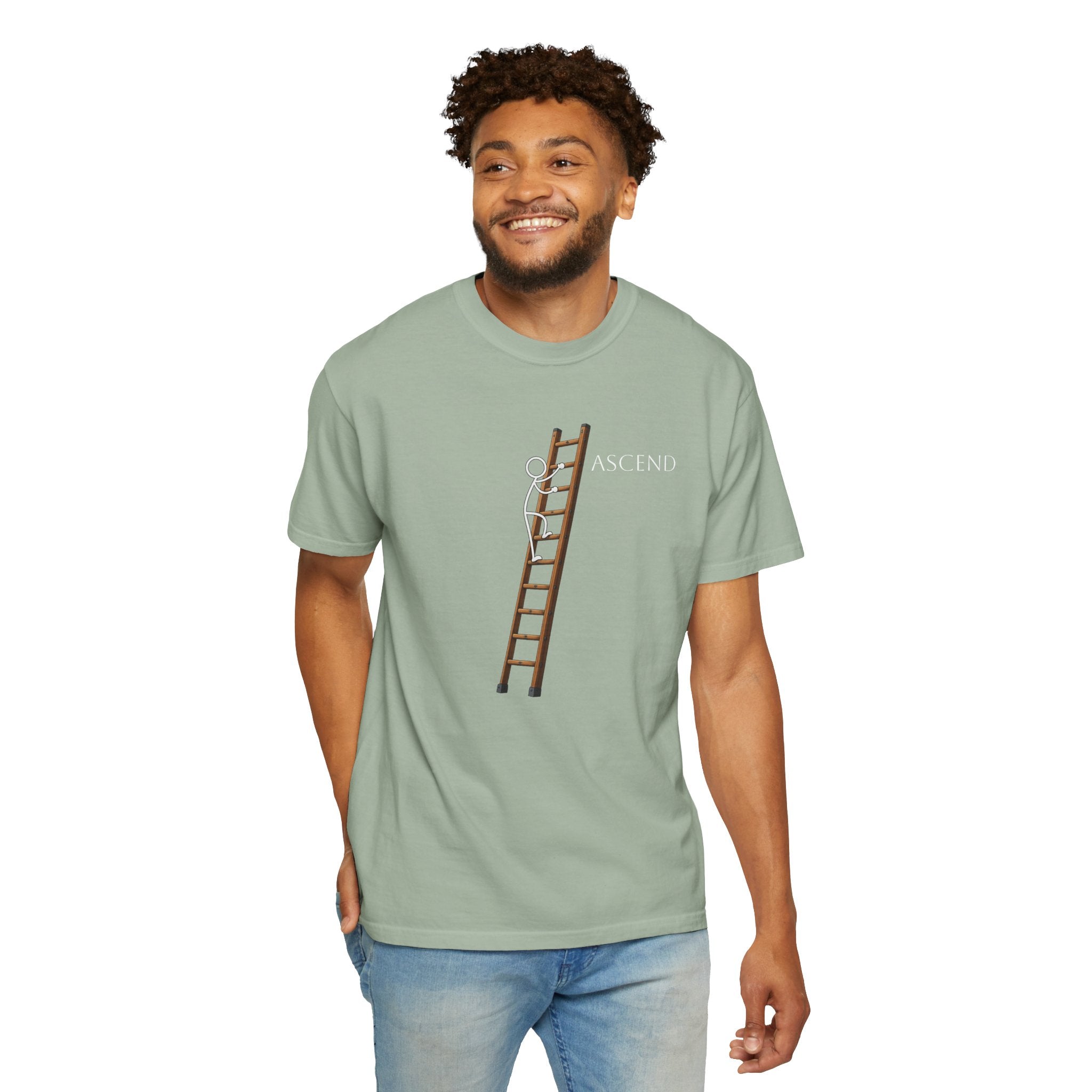 Ascend Ladder Graphic T-Shirt — Motivational Climbing Tee