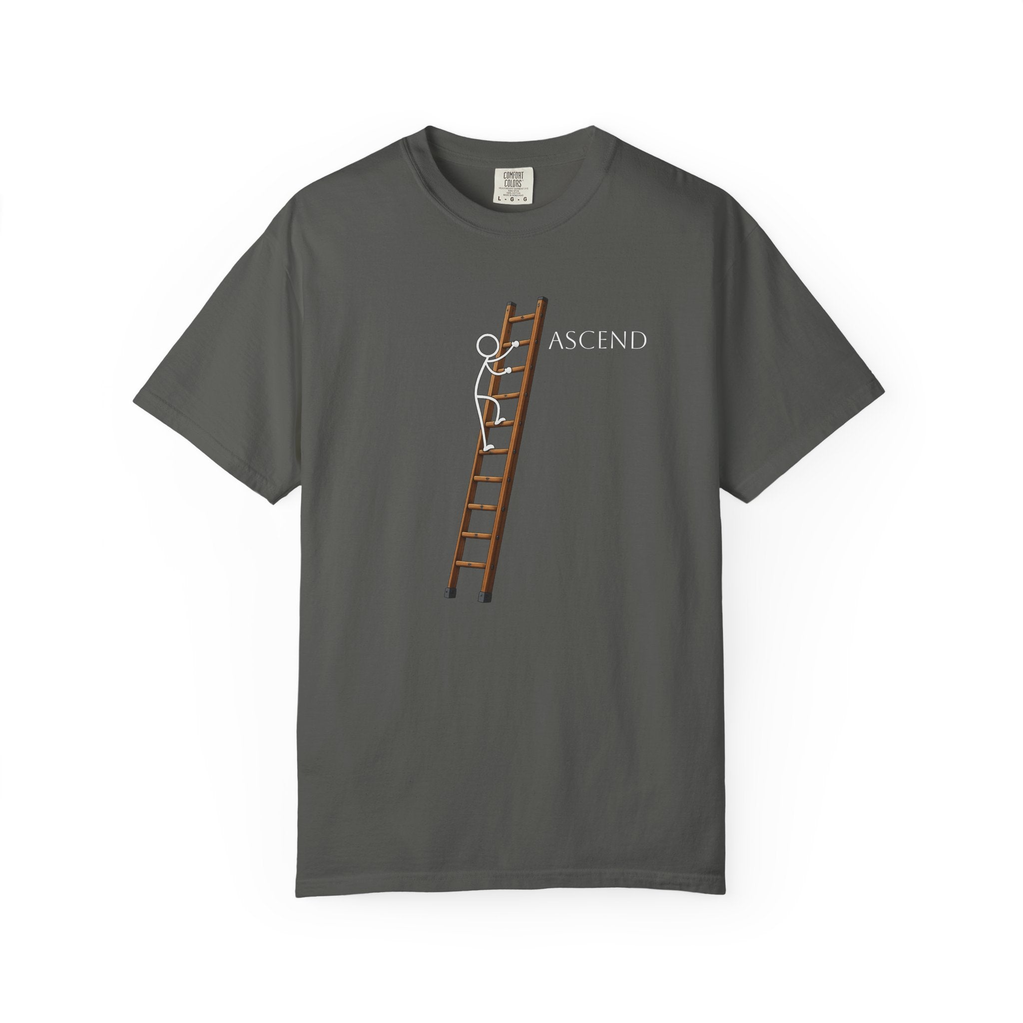 Ascend Ladder Graphic T-Shirt — Motivational Climbing Tee