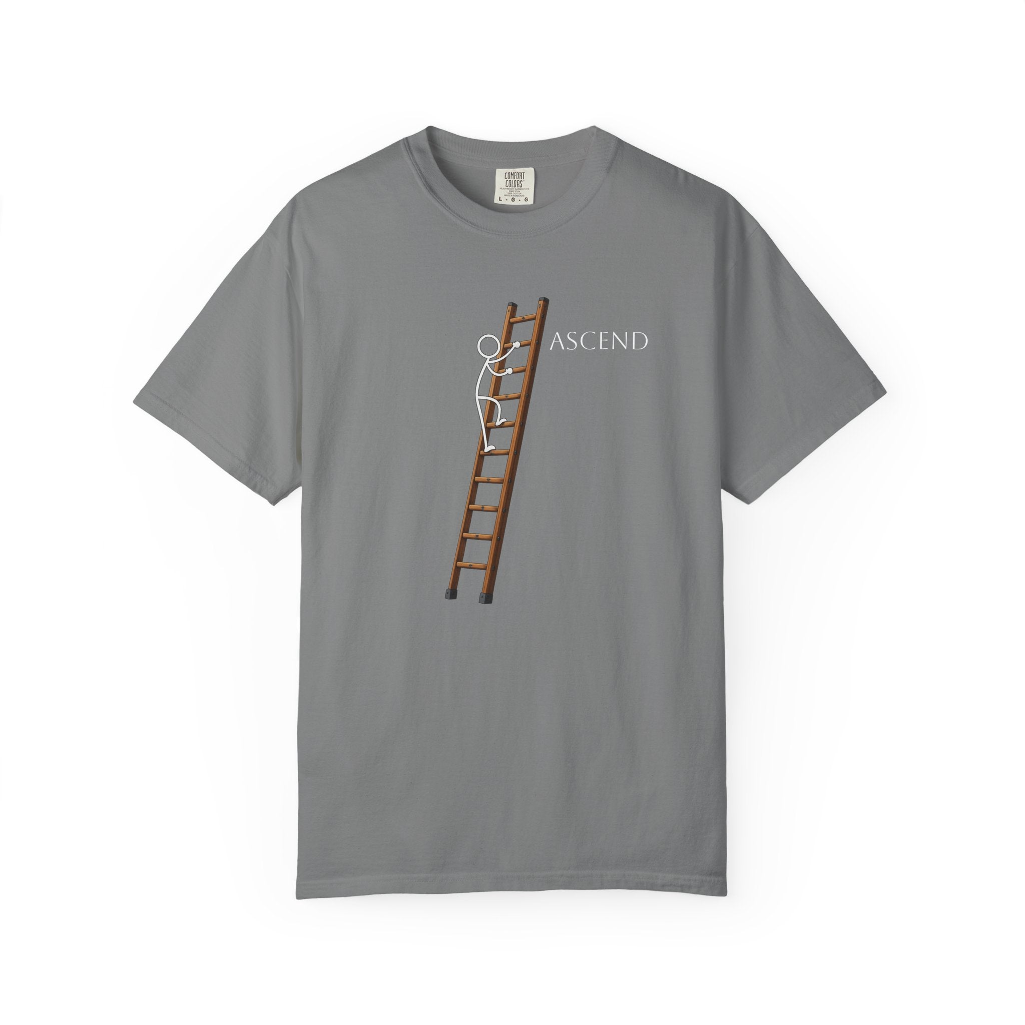 Ascend Ladder Graphic T-Shirt — Motivational Climbing Tee