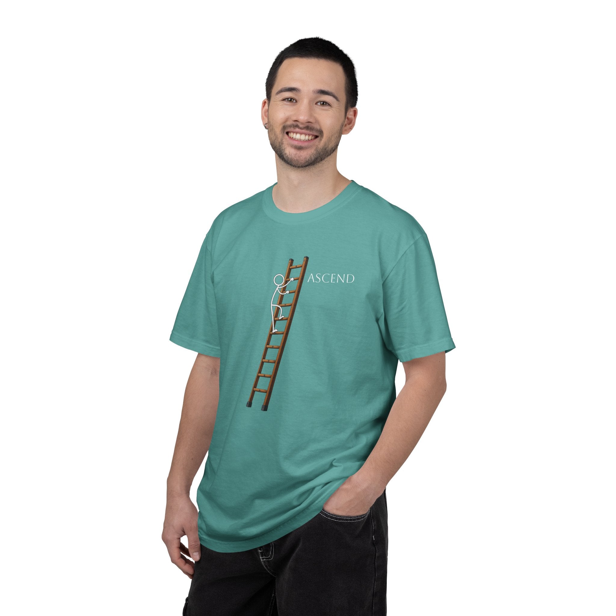 Ascend Ladder Graphic T-Shirt — Motivational Climbing Tee