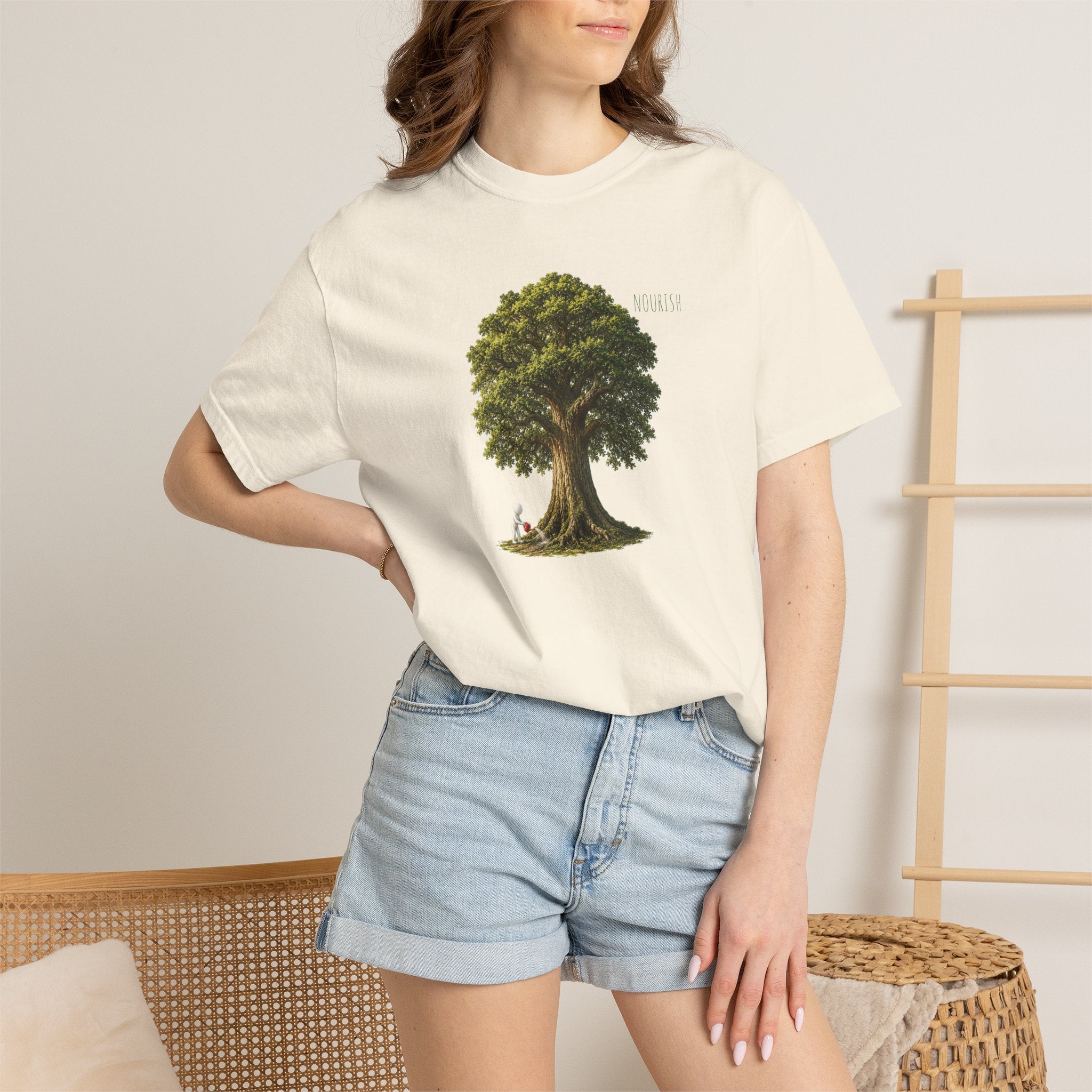 Tree of Life T‑Shirt — Vintage Illustrated Oak Tree Graphic Tee