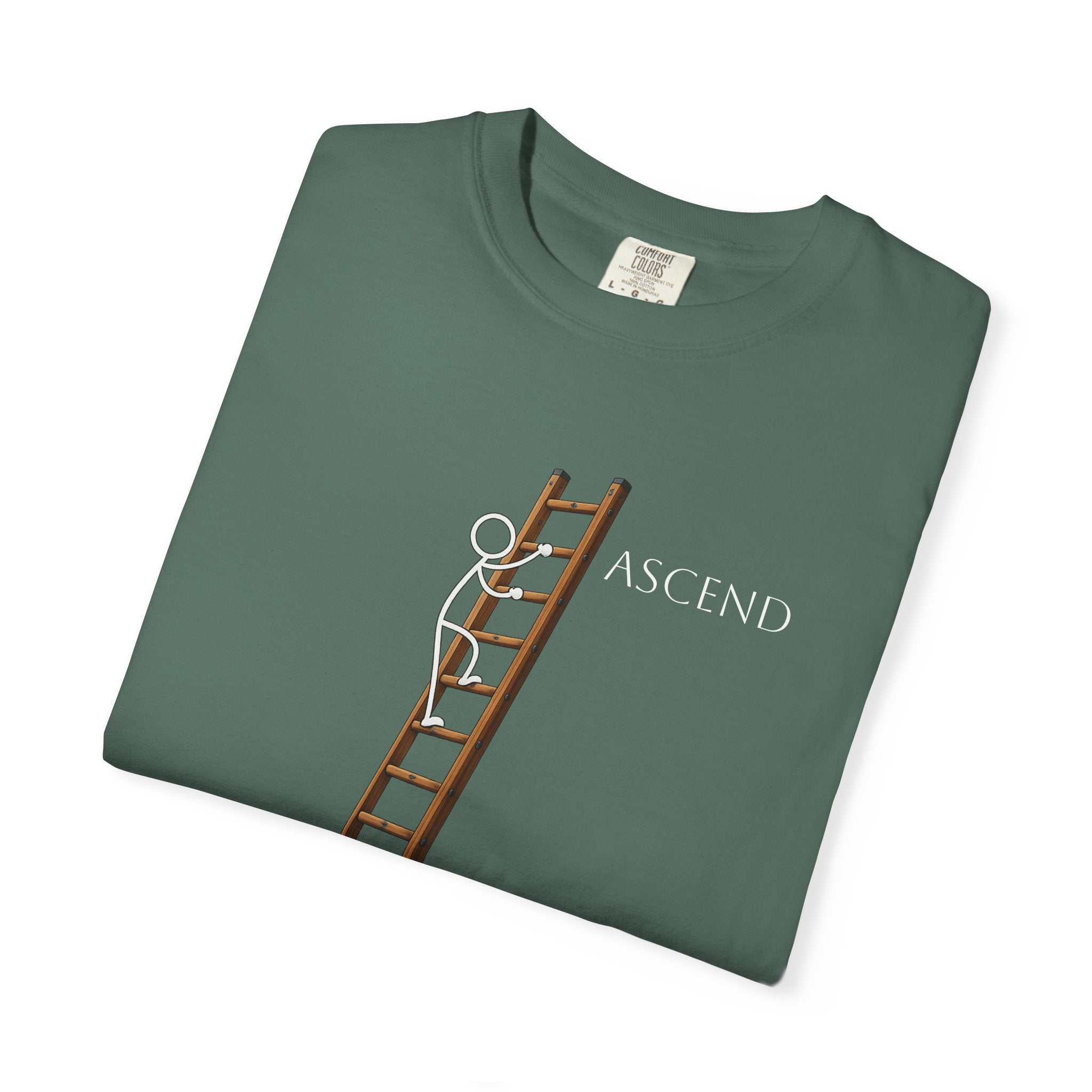 Ascend Ladder Graphic T-Shirt — Motivational Climbing Tee