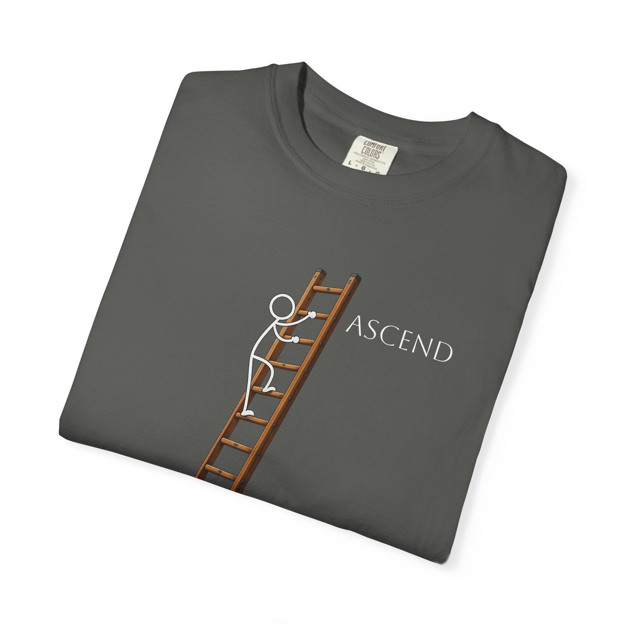 Ascend Ladder Graphic T-Shirt — Motivational Climbing Tee