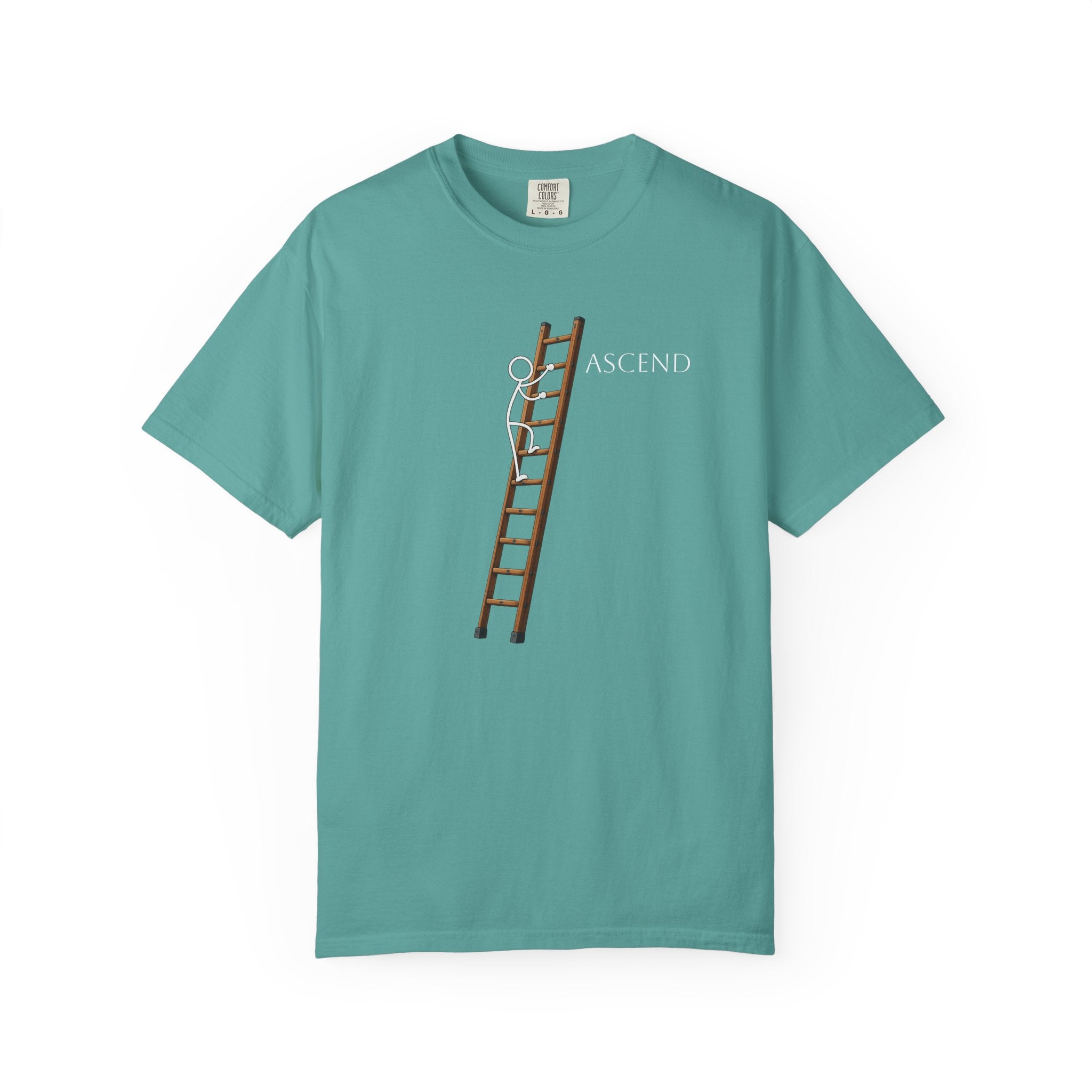 Ascend Ladder Graphic T-Shirt — Motivational Climbing Tee